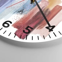 Clock face with numbers