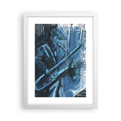 Poster in white frmae - City Rhapsody - 30x40 cm