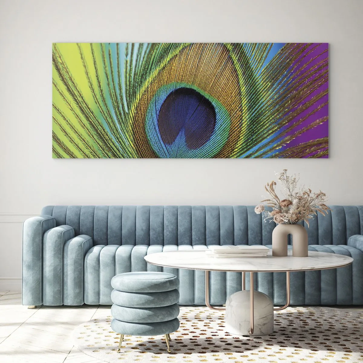 Glass picture - Eye to Eye - 100x40 cm