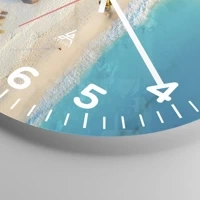 Clock face with numbers