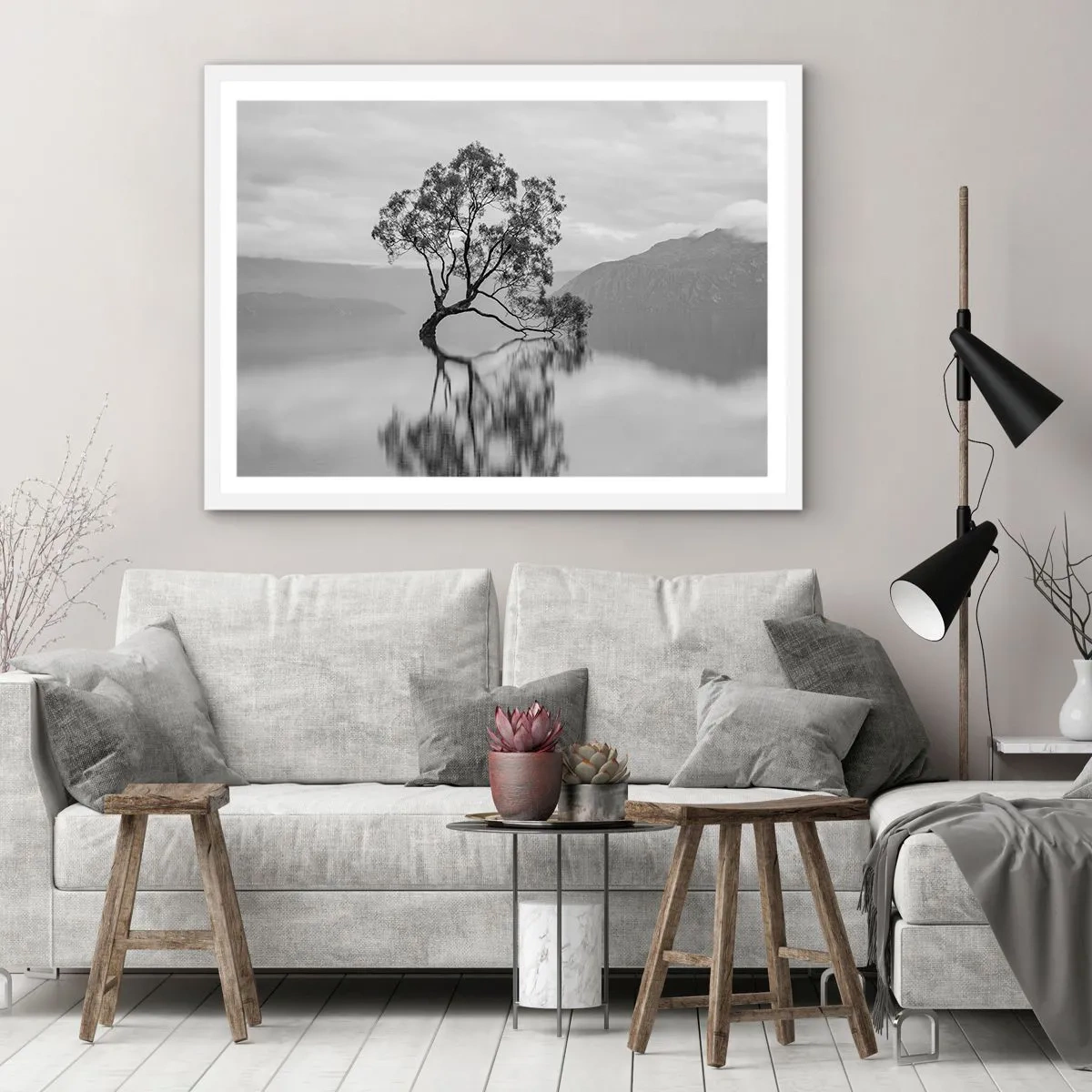 Poster in white frmae - There Is Such Country - 100x70 cm