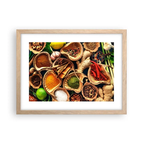 Poster in light oak frame - Take What You Want - 40x30 cm