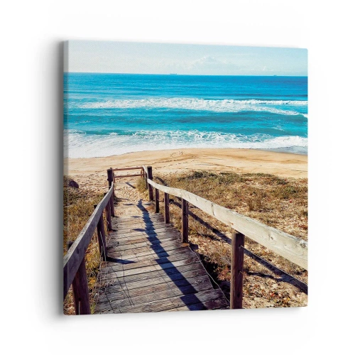 Canvas picture - Run! - 40x40 cm