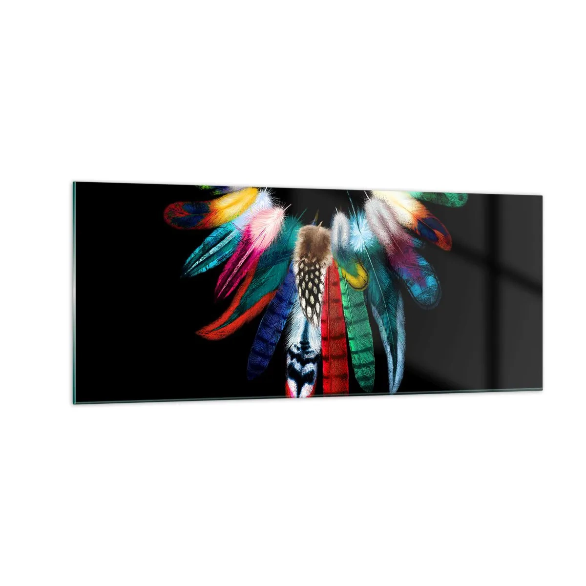 Glass picture - Indian Necklace - 100x40 cm