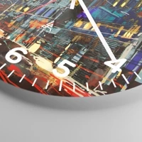 Clock face with numbers