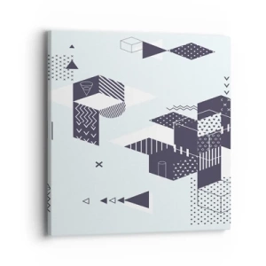 Canvas picture - In the Soul of a Mathematician - 40x40 cm