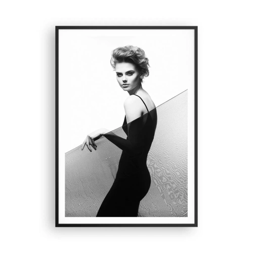 Poster in black frame - Magnetic Look - 70x100 cm