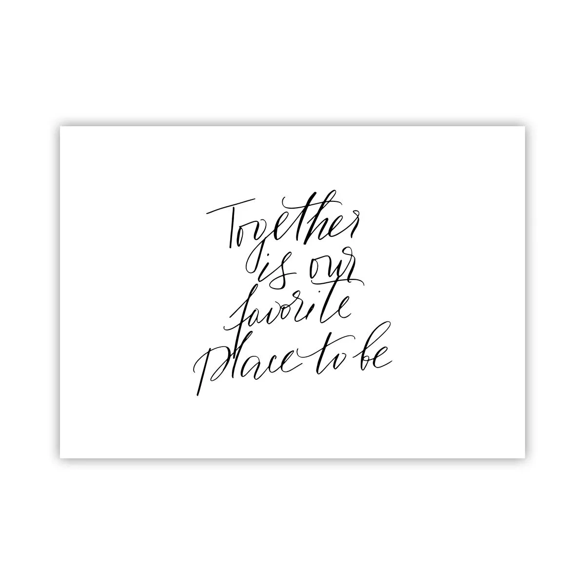 Poster - Do You Also Feel This? - 70x50 cm