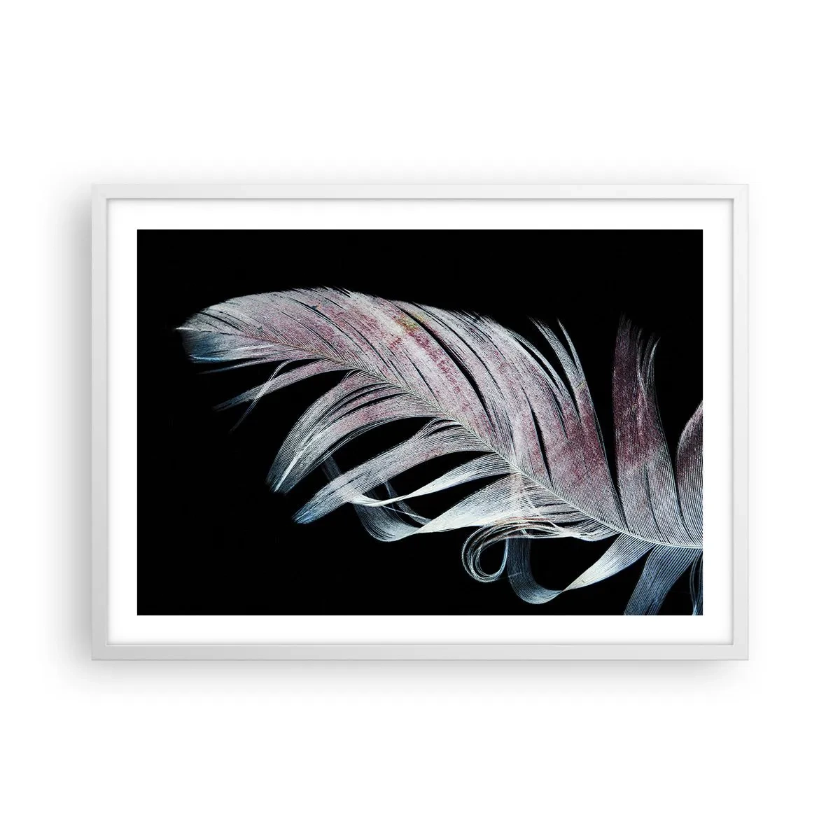 Poster in white frmae - Think about Touch - 70x50 cm