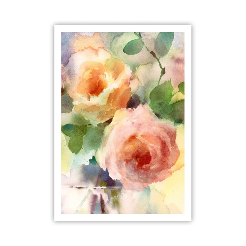 Poster - Delicate Like Watercolour - 70x100 cm