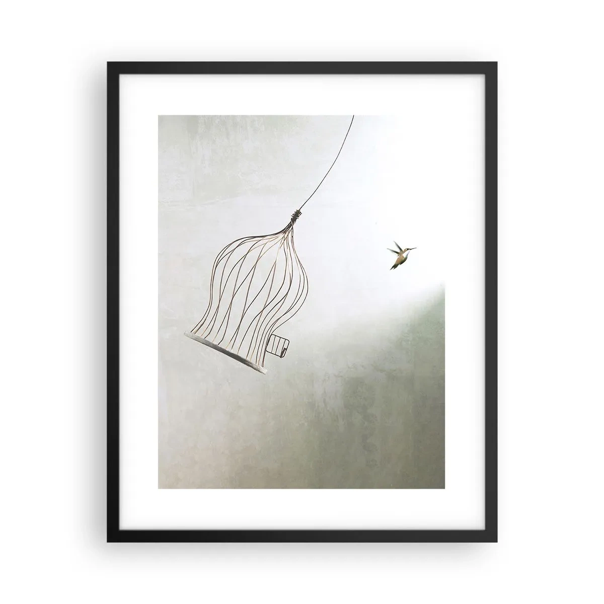 Poster in black frame - In His Element - 40x50 cm
