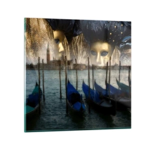 Glass picture - Time to Start the Carnival - 50x50 cm