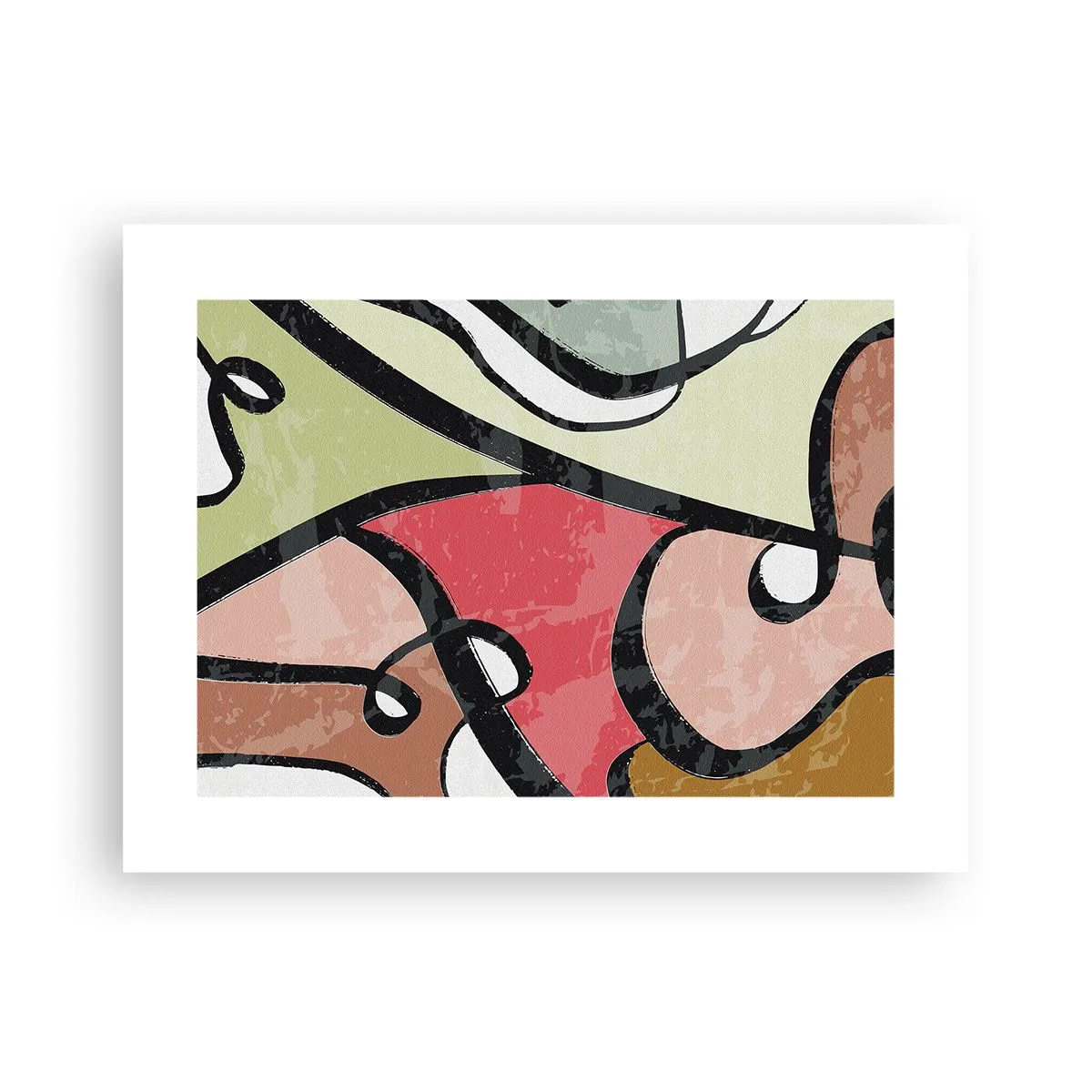 Poster - Pirouettes Among Colours - 40x30 cm