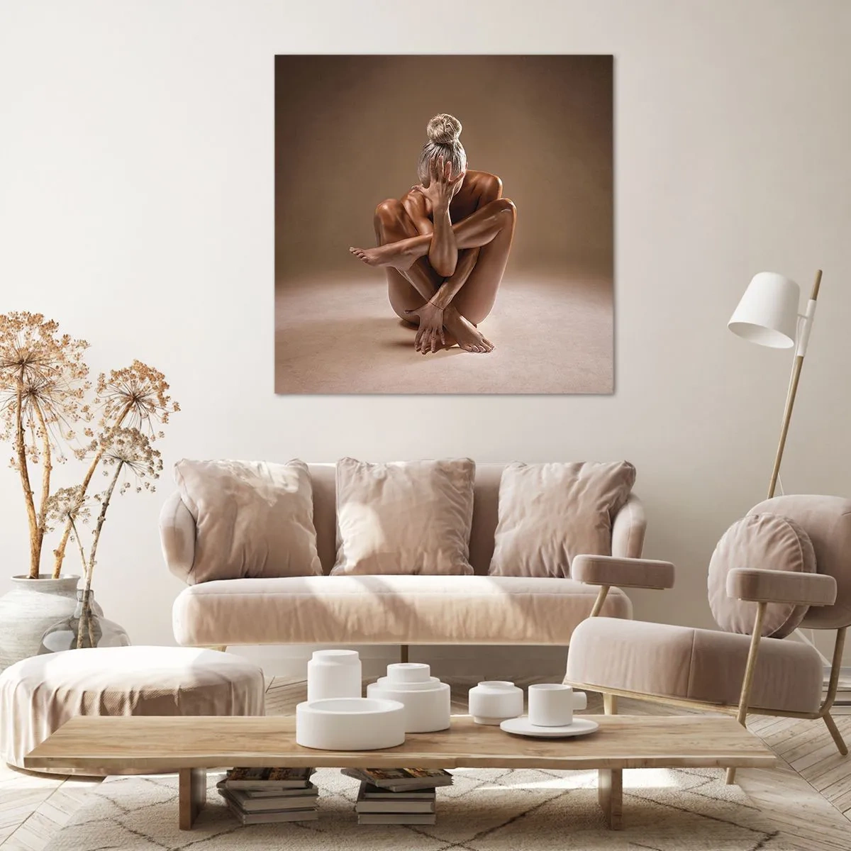 Canvas picture - Unity of Body and Spirit - 40x40 cm