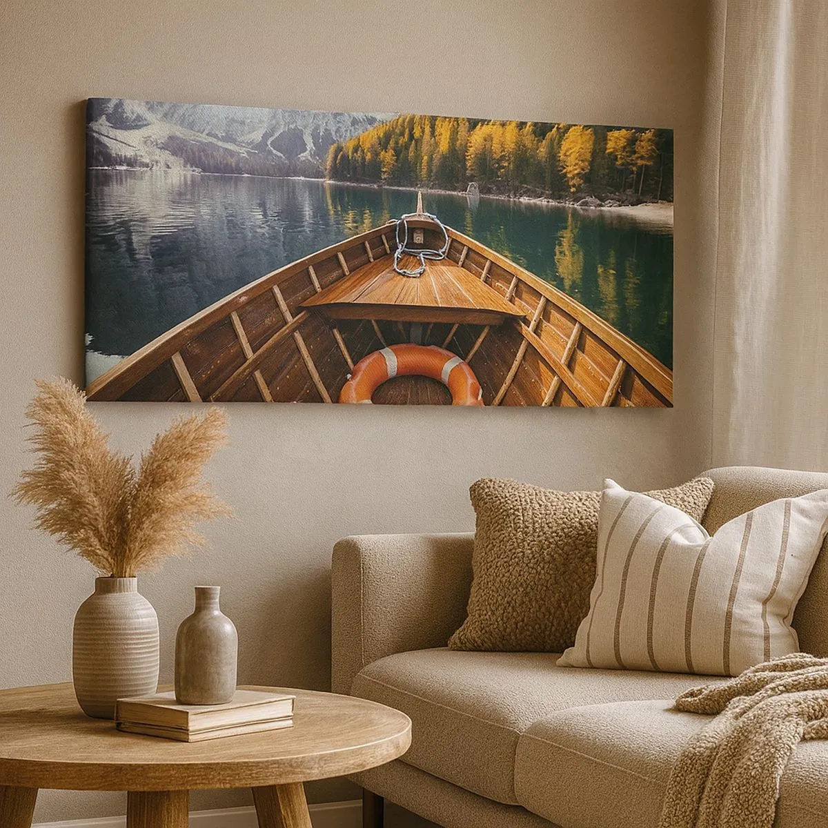 Canvas picture - Mountain Hike - 100x40 cm