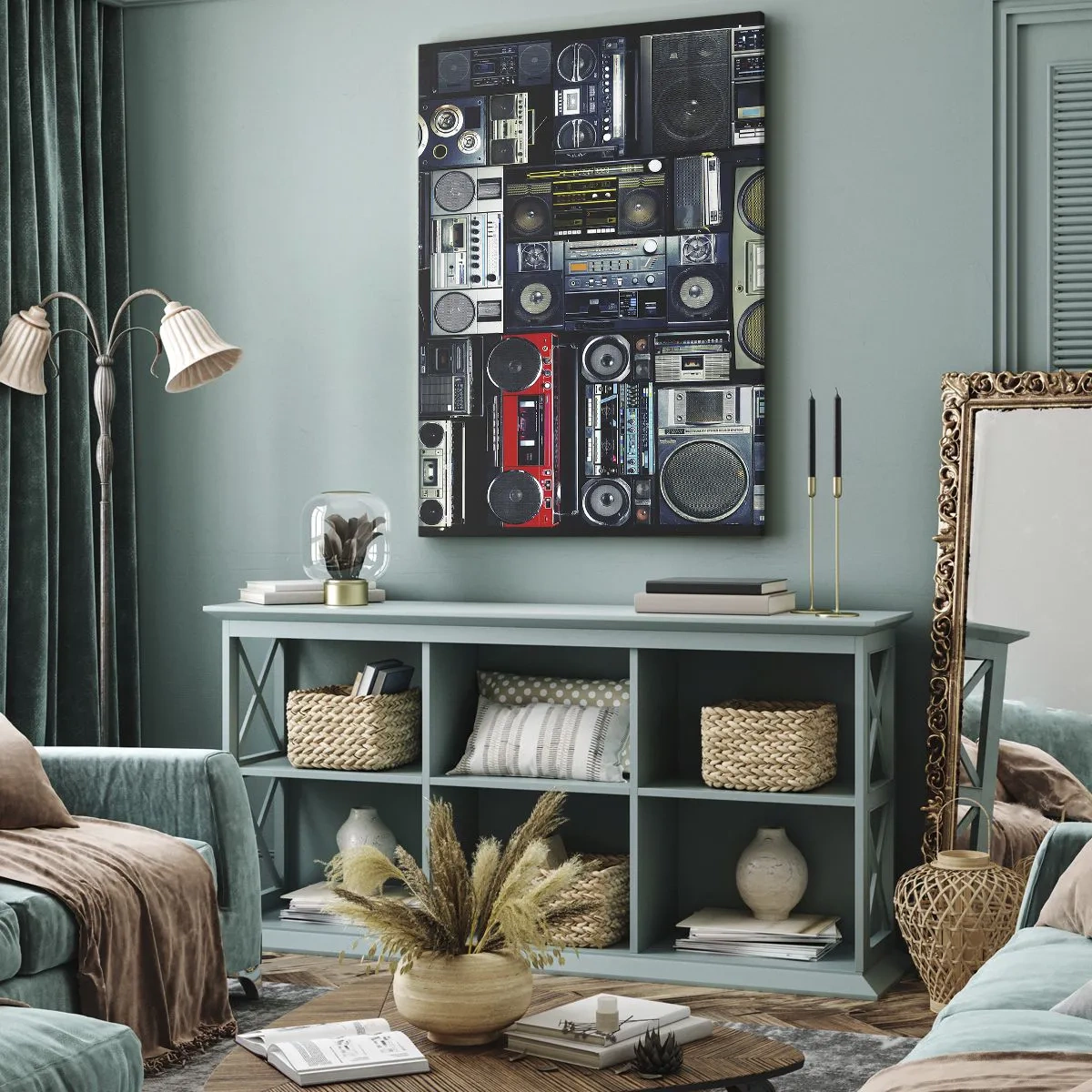 Canvas picture - Nostalgy for the 80-ies - 50x70 cm