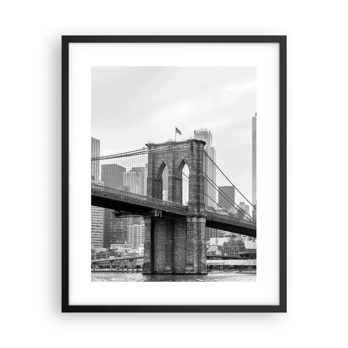 Poster in black frame - New York Style - 40x50 cm