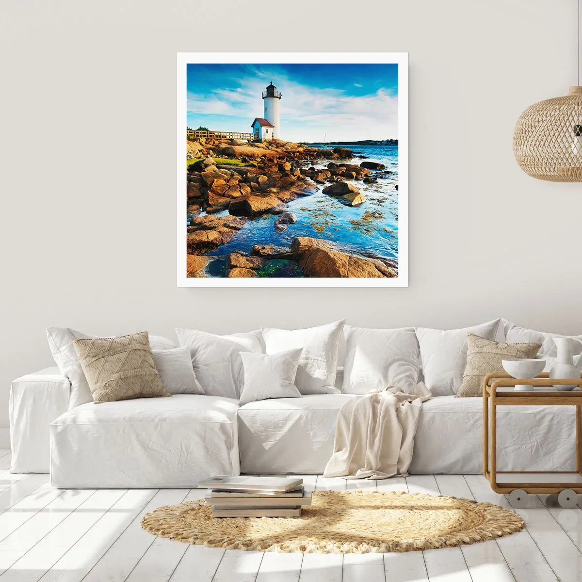 Poster - Be Home Safe, I Am Waiting - 40x40 cm