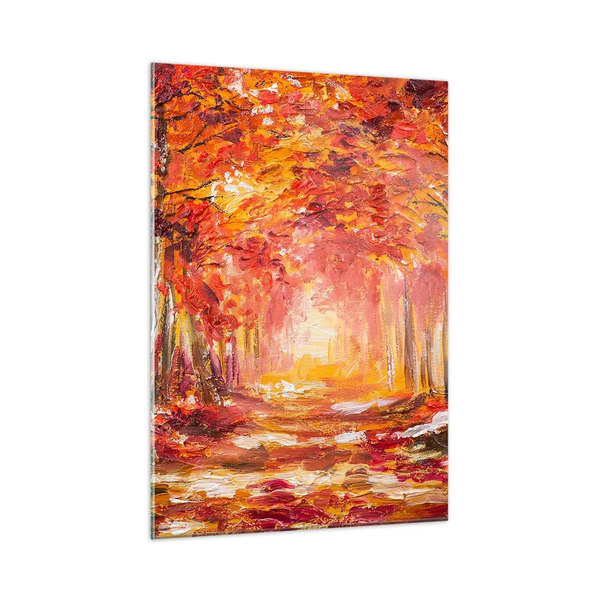 Glass picture - Copper Forest - 50x70 cm