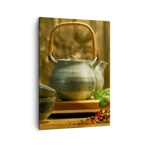 Canvas picture - Treaty about Drinking Tea - 50x70 cm