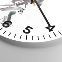 Clock face with numbers