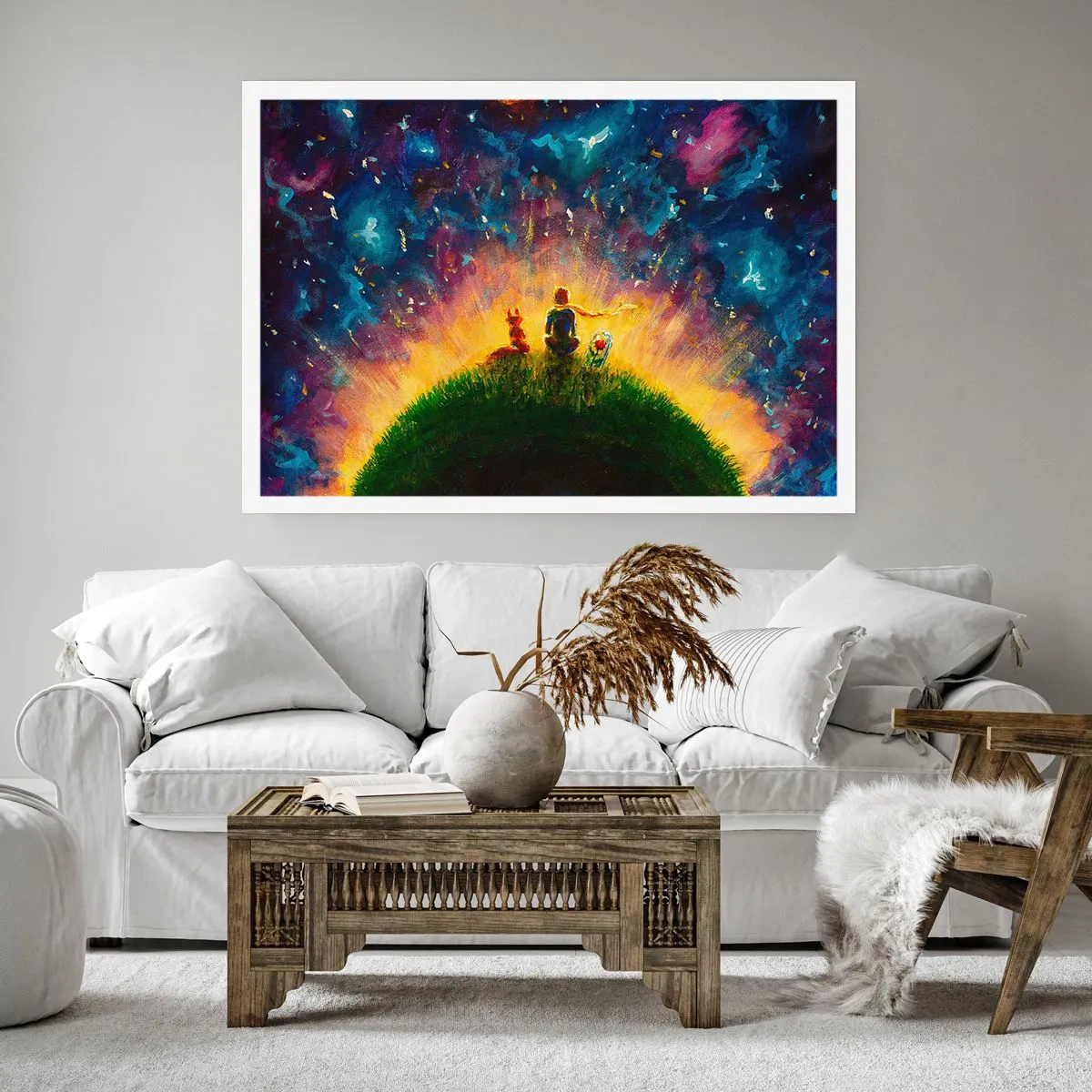 Poster - Love and Friendship - Whole World - 50x40 cm