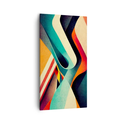 Canvas picture - Intense Composition - 55x100 cm