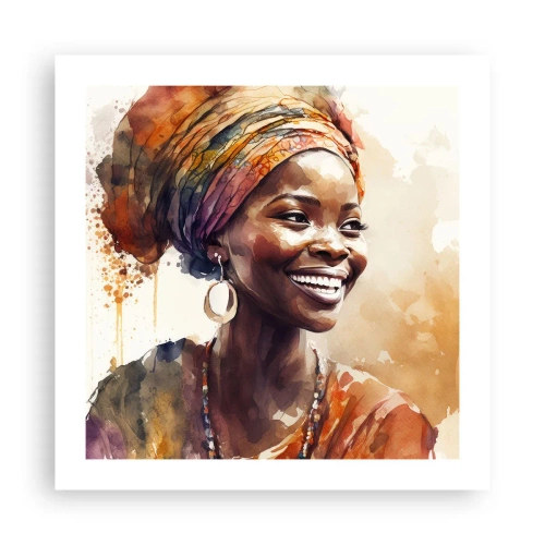 Poster - African Queen - 50x50 cm