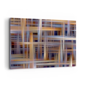 Canvas picture - Light Woven - 100x70 cm