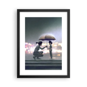 Poster in black frame - And Everything Is All Right - 30x40 cm