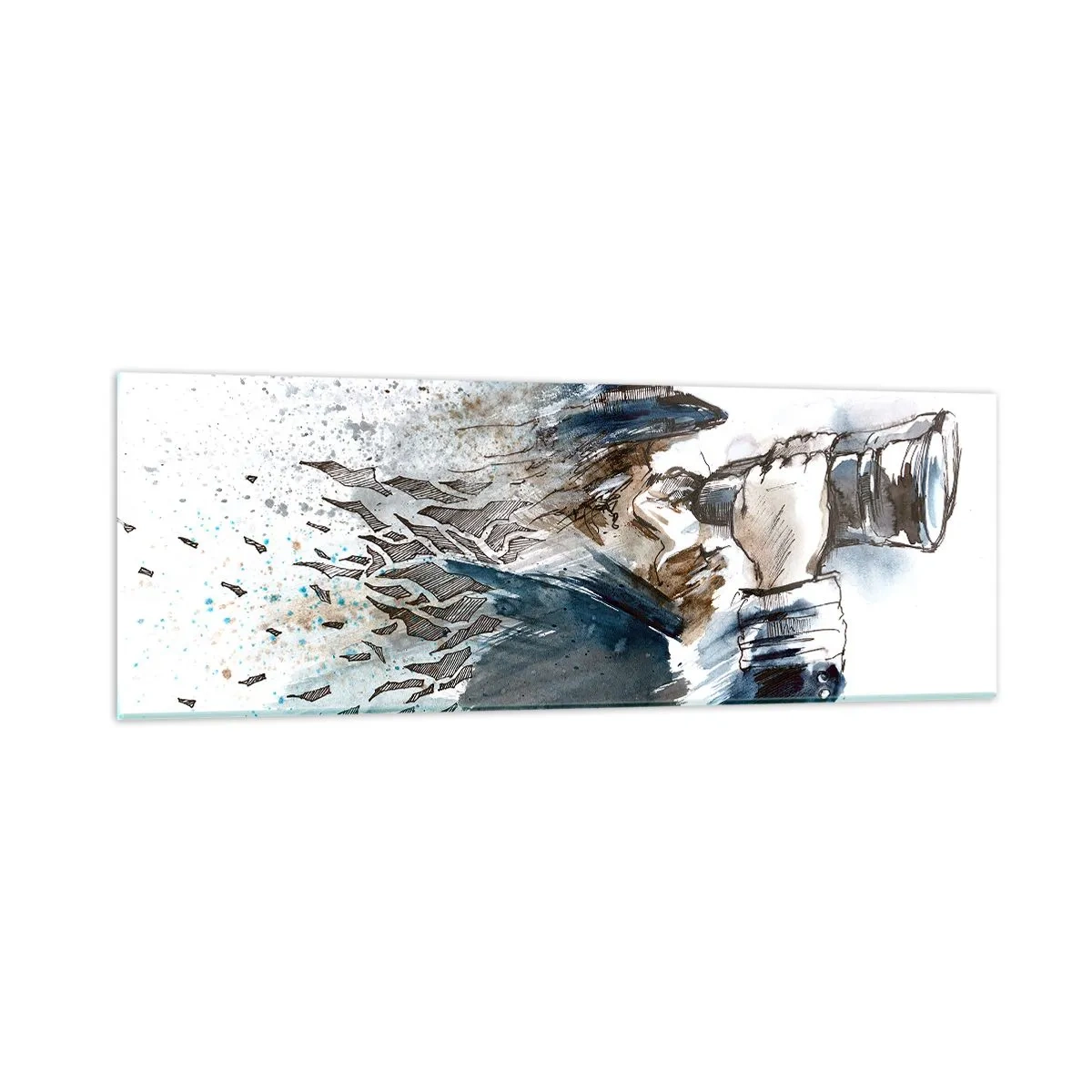 Glass picture - Ten on the Beaufort Sclae - 90x30 cm