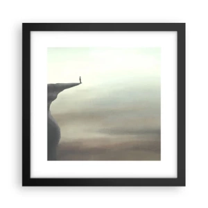 Poster in black frame - Upwards, Naturally! - 30x30 cm