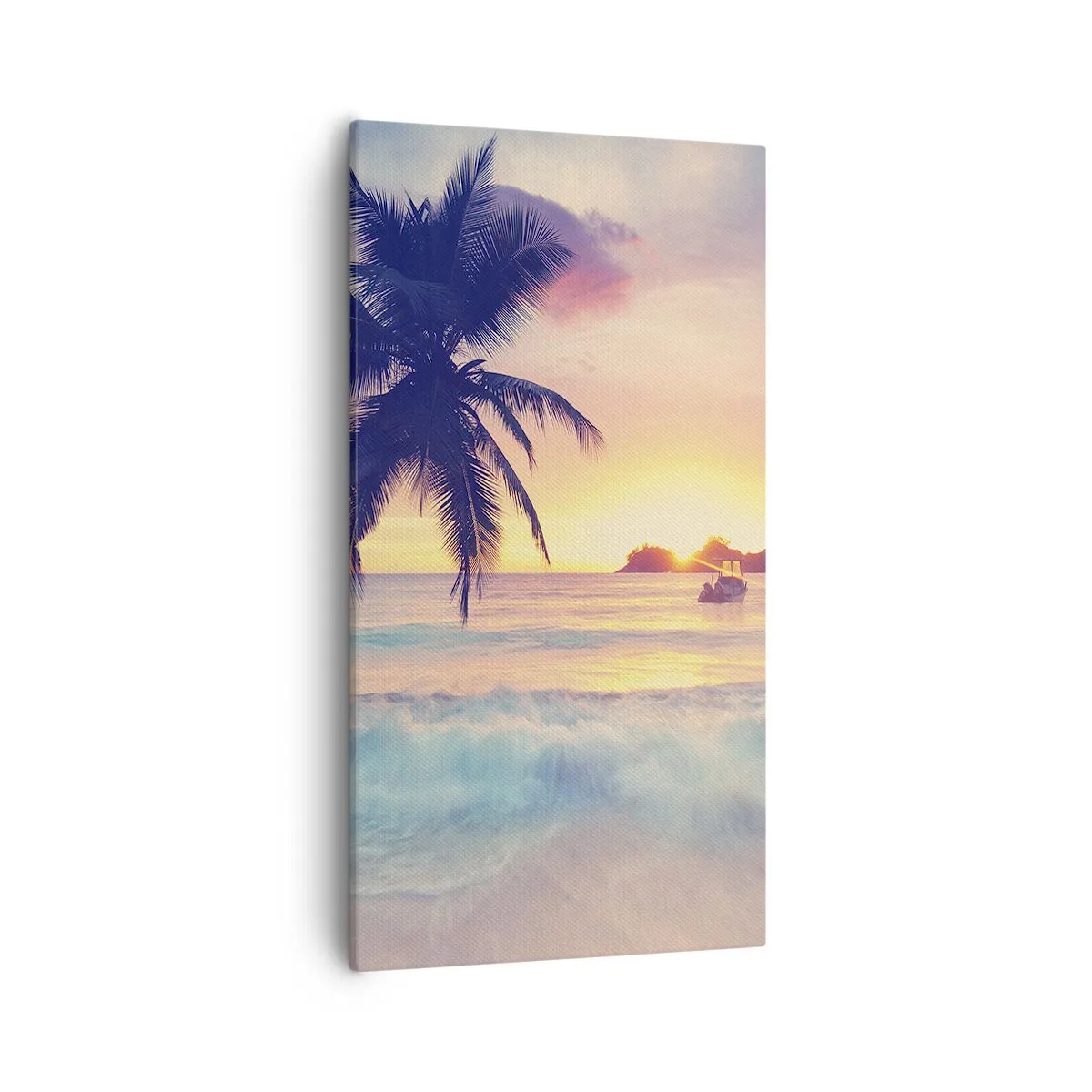 Canvas picture - Evening in a Bay - 55x100 cm