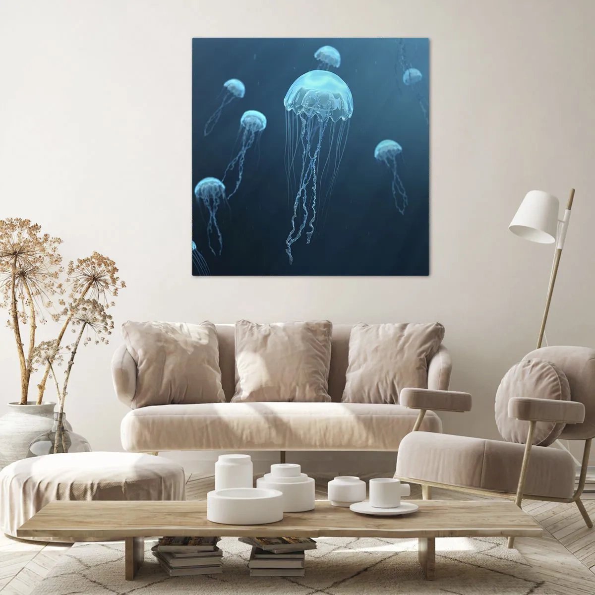 Canvas picture - Ocean Dance - 50x50 cm