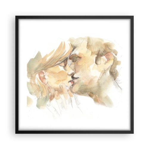 Poster in black frame - The Missing Half? - 50x50 cm