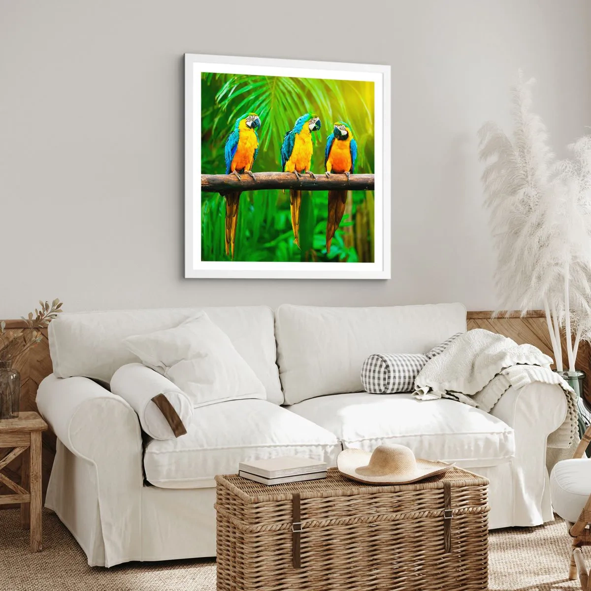 Poster in white frmae - Did You Hear that She…? - 30x30 cm