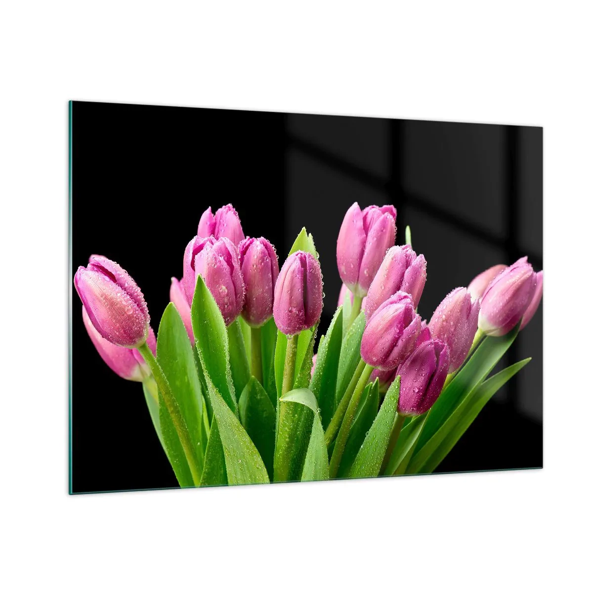 Glass picture - Lilac Joy of Spring - 100x70 cm
