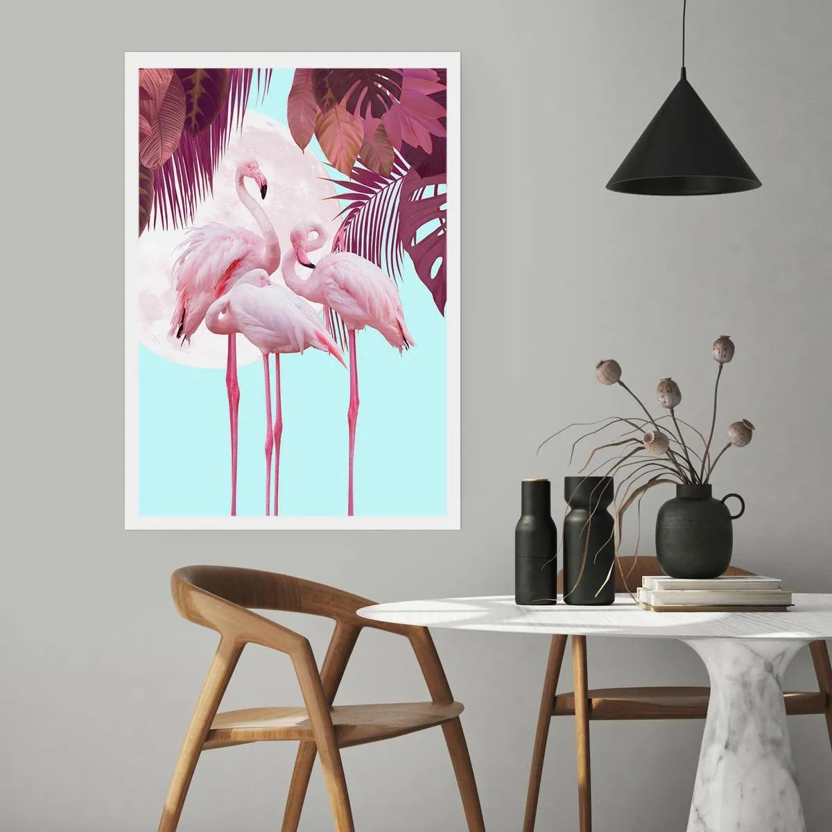 Poster - Three Bird Graces - 40x50 cm