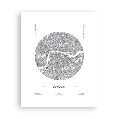 Poster - Anatomy of London - 40x50 cm