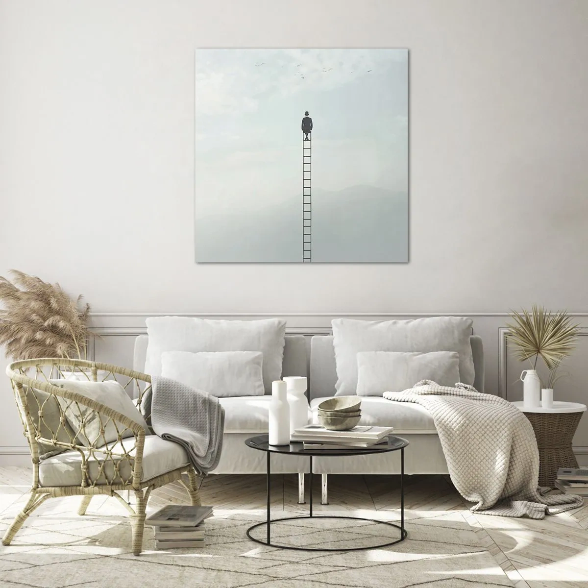 Glass picture - Rise above It - 40x40 cm