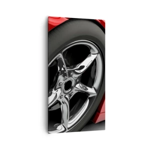 Canvas picture - Born to Be Fast - 55x100 cm