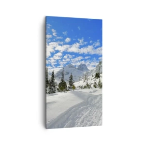 Canvas picture - In Snow and in the Sun - 45x80 cm