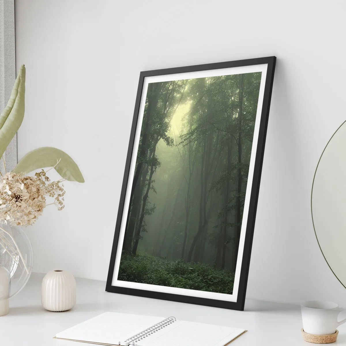 Poster in black frame - Before It Wakes Up - 30x40 cm