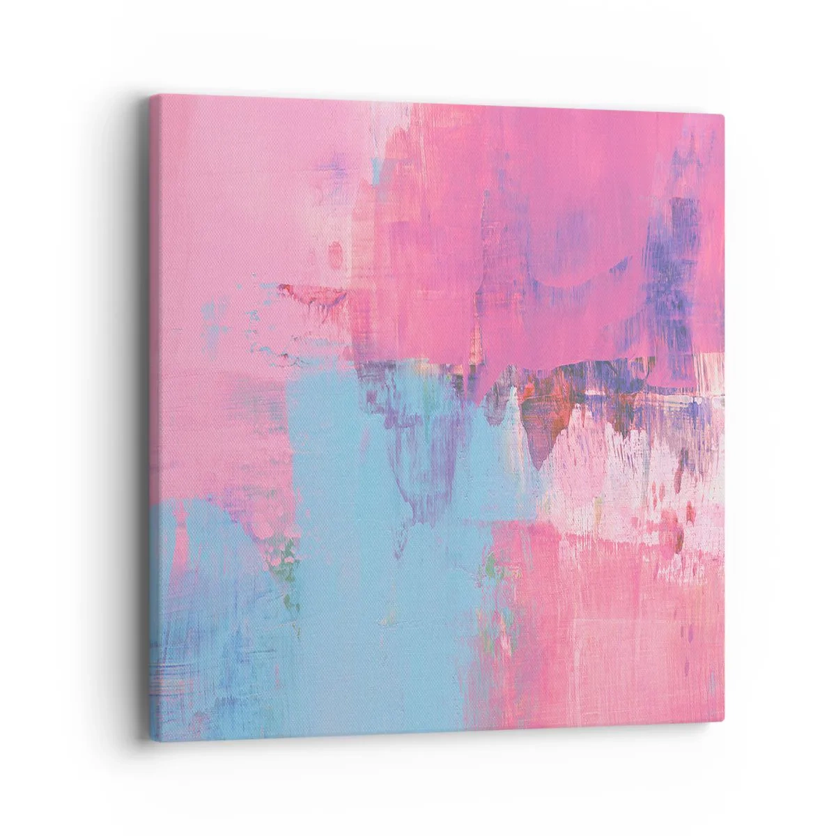 Canvas picture - Pink, Blue and a Pinch of Light - 40x40 cm