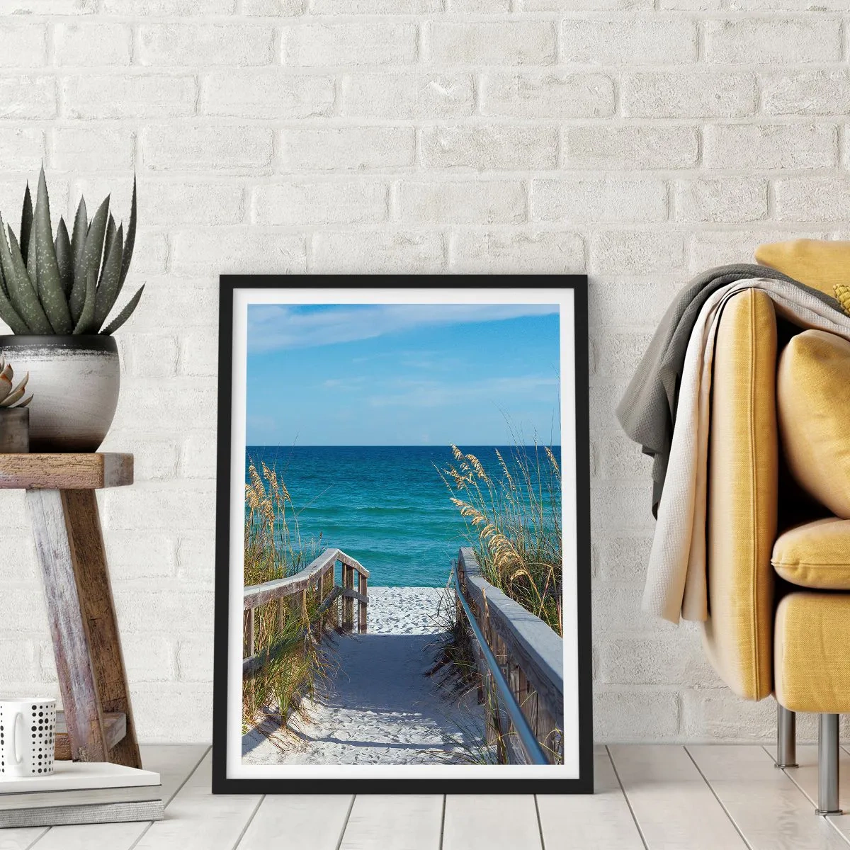 Poster in black frame - In the Sun, out in the Wind - 40x50 cm