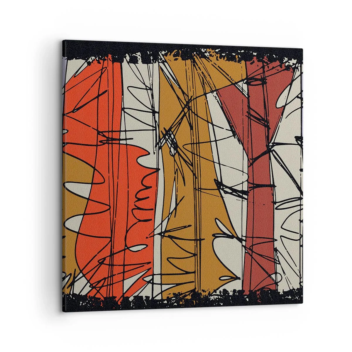 Canvas picture - Spontaneous Composition - 50x50 cm