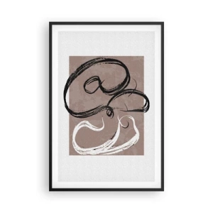 Poster in black frame - Composition -In Search of Completeness - 61x91 cm