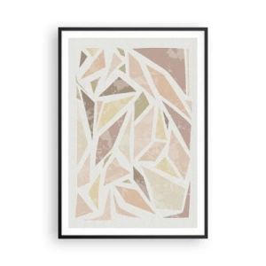 Poster in black frame - Stained Glass Composition - 70x100 cm