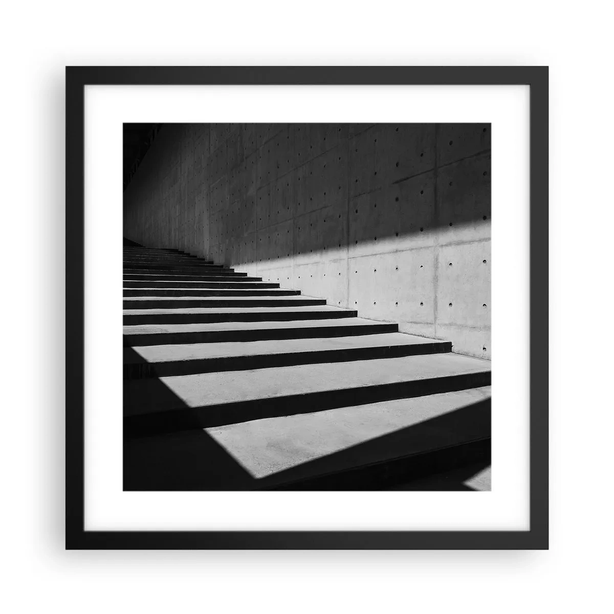Poster in black frame - Raw Beauty of Modernism - 40x40 cm