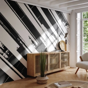 Photo Wallpaper Standard Eco - Intensive and Dynamic Composition - Vector, Minimalism, Modern - 350x256 cm